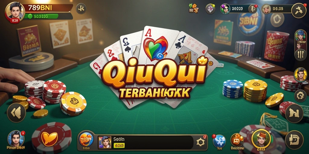 Tampilan gameplay QiuQiu yang seru di 789BNI.