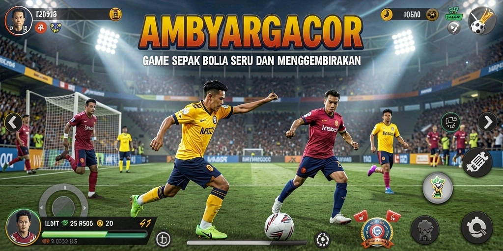 Screenshot dari gameplay AMBYARGACOR yang seru dan mengasyikkan.