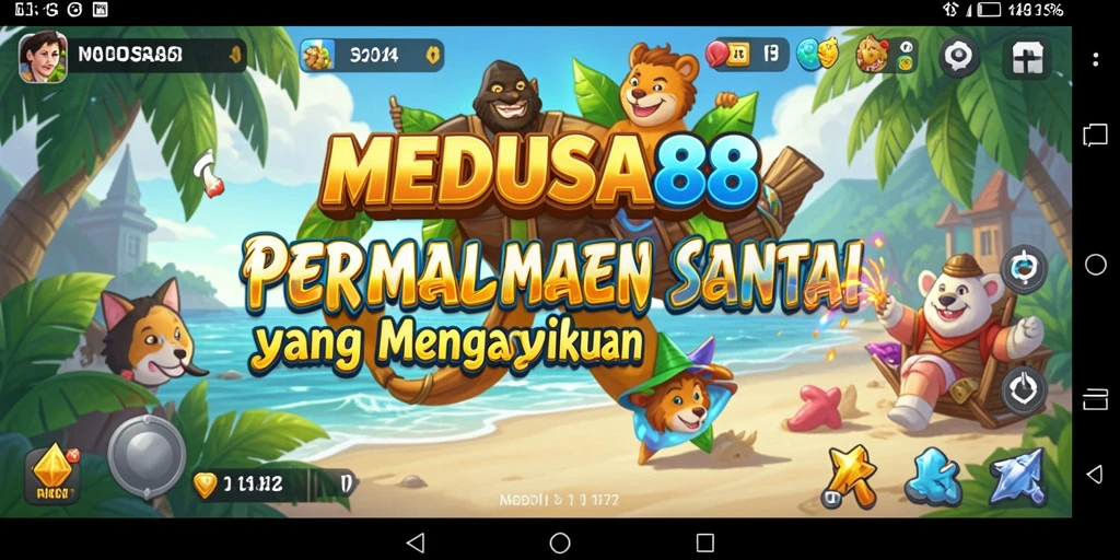 Tampilan menarik gameplay MEDUSA88 yang menyenangkan dan menghibur.