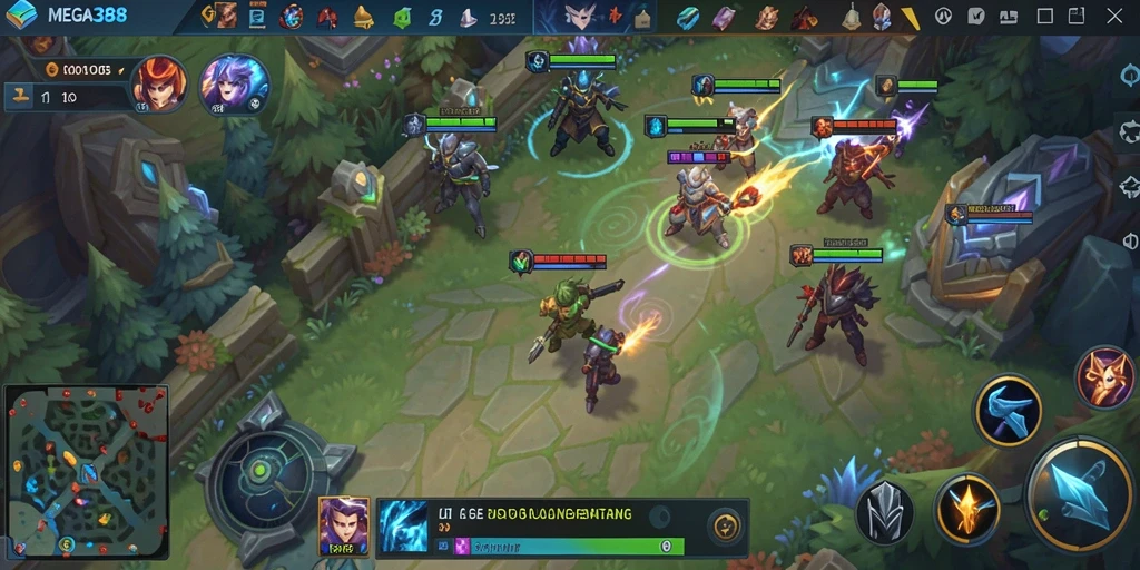 Tangkapan layar gameplay MEGA388 yang menegangkan dan penuh aksi.