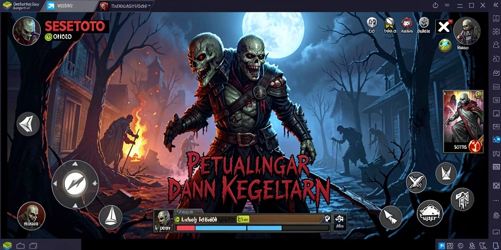 Gameplay menegangkan dari SESETOTO dengan suasana Horror yang mencekam.