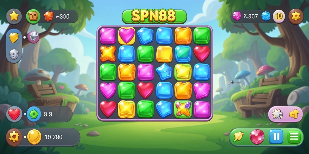 Tangkap momen seru dalam gameplay SPN88 dengan berbagai tantangan Match-3.