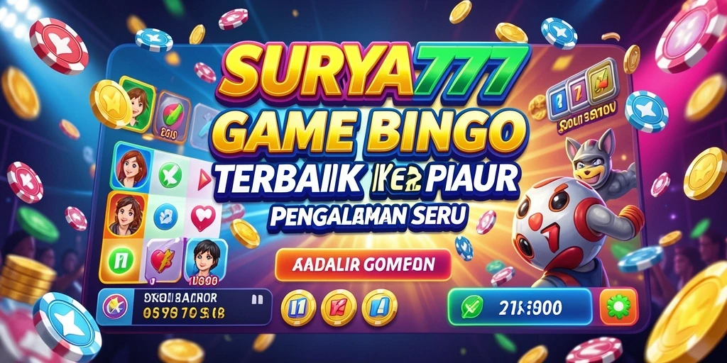 Tampilan menarik dan gameplay seru di SURYA777 Bingo.