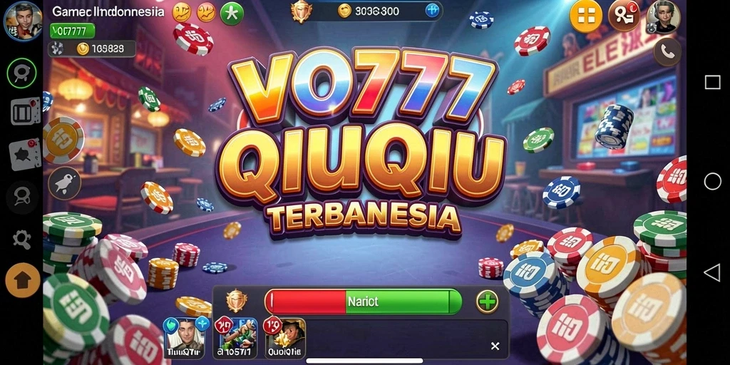 Tampilan gameplay seru dalam VO777 QiuQiu.