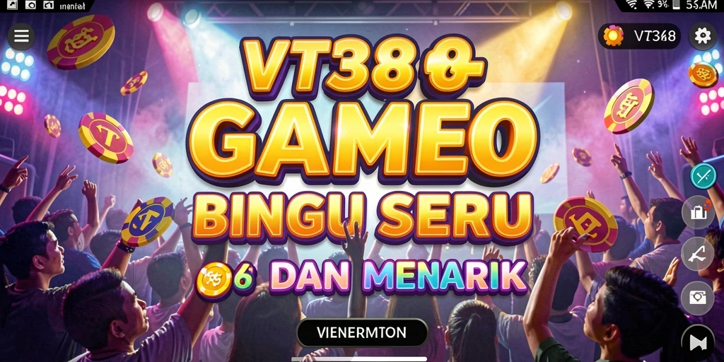 Tampilan gameplay VT38 yang seru dan interaktif dalam permainan Bingo.