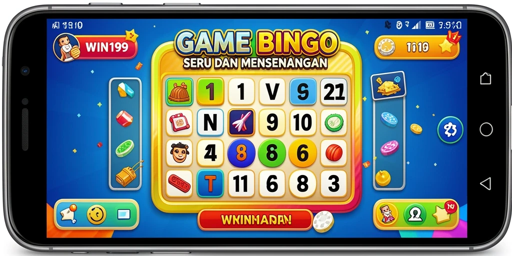 Tampilan gameplay seru di WIN199 dengan atmosfer Bingo yang menarik.
