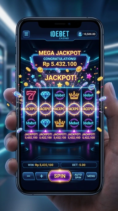 Screenshot fitur pencarian aplikasi di ideBet.